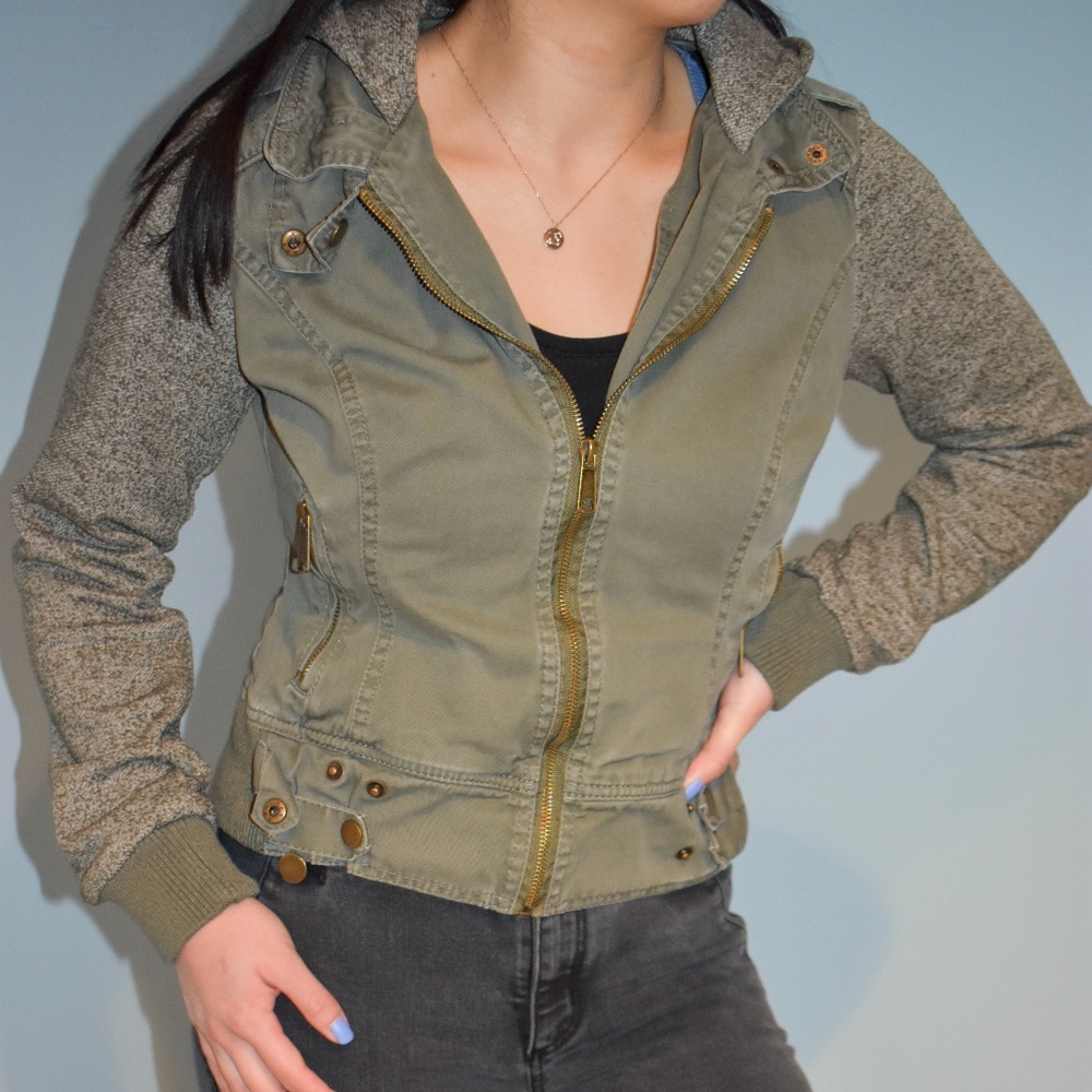 Olive Green Utility Jacket